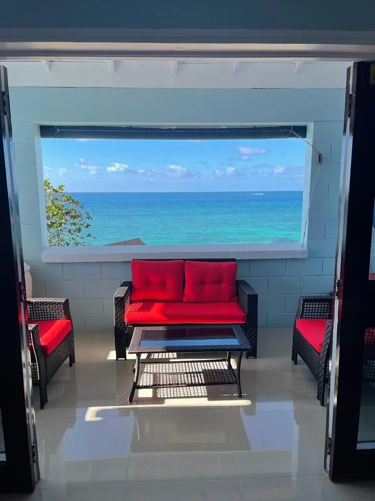 Caribbean Bliss - Oceanfront Studio With Stunning Views Negril Apartment